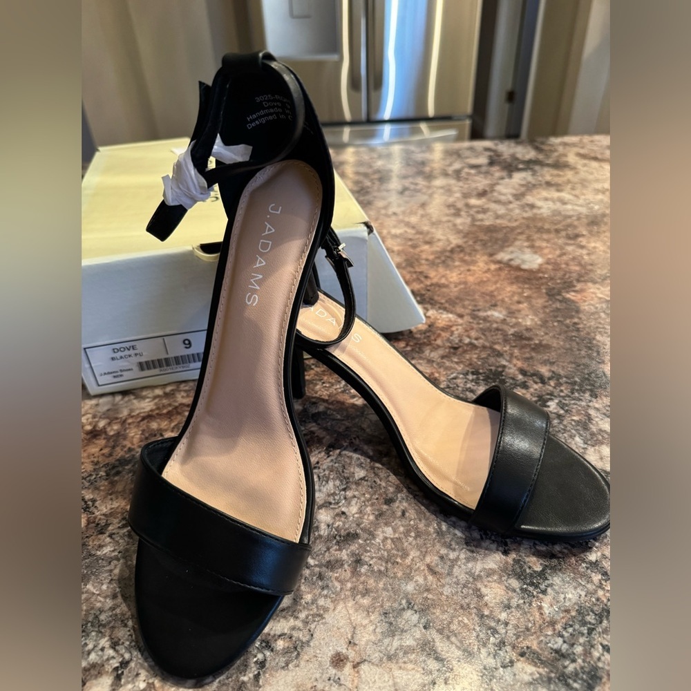 J. Adams Classic Black Heels for Women